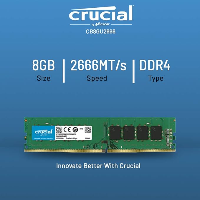 8GB DDR4 CRUCIAL 2666