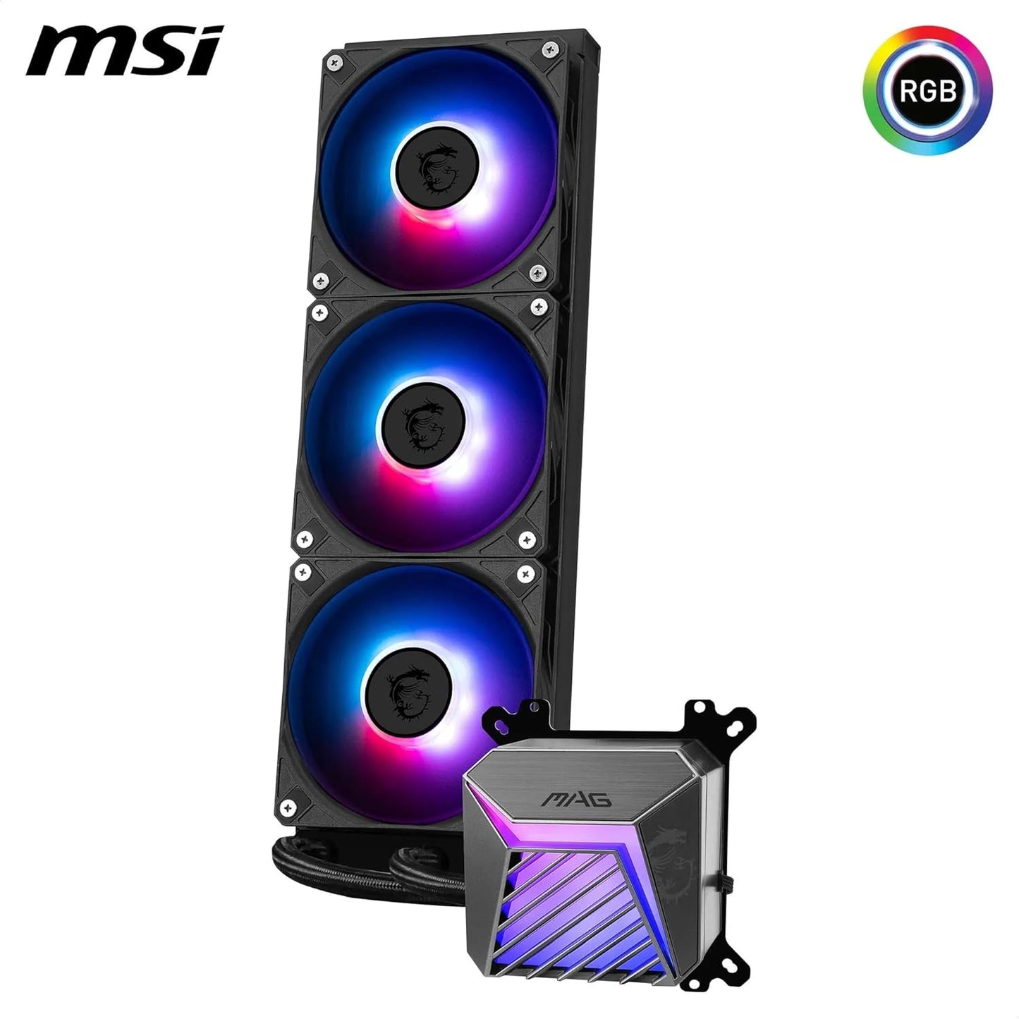 MSI MAG CORELIQUID A15 360 ARGB AIO CPU Liquid Cooler