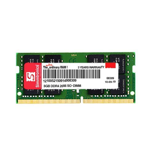 Simmtronics 8GB DDR4 2666 Laptop RAM