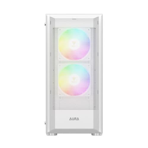 Gamdias Aura GC6 WH ARGB White ATX Mid Tower Case