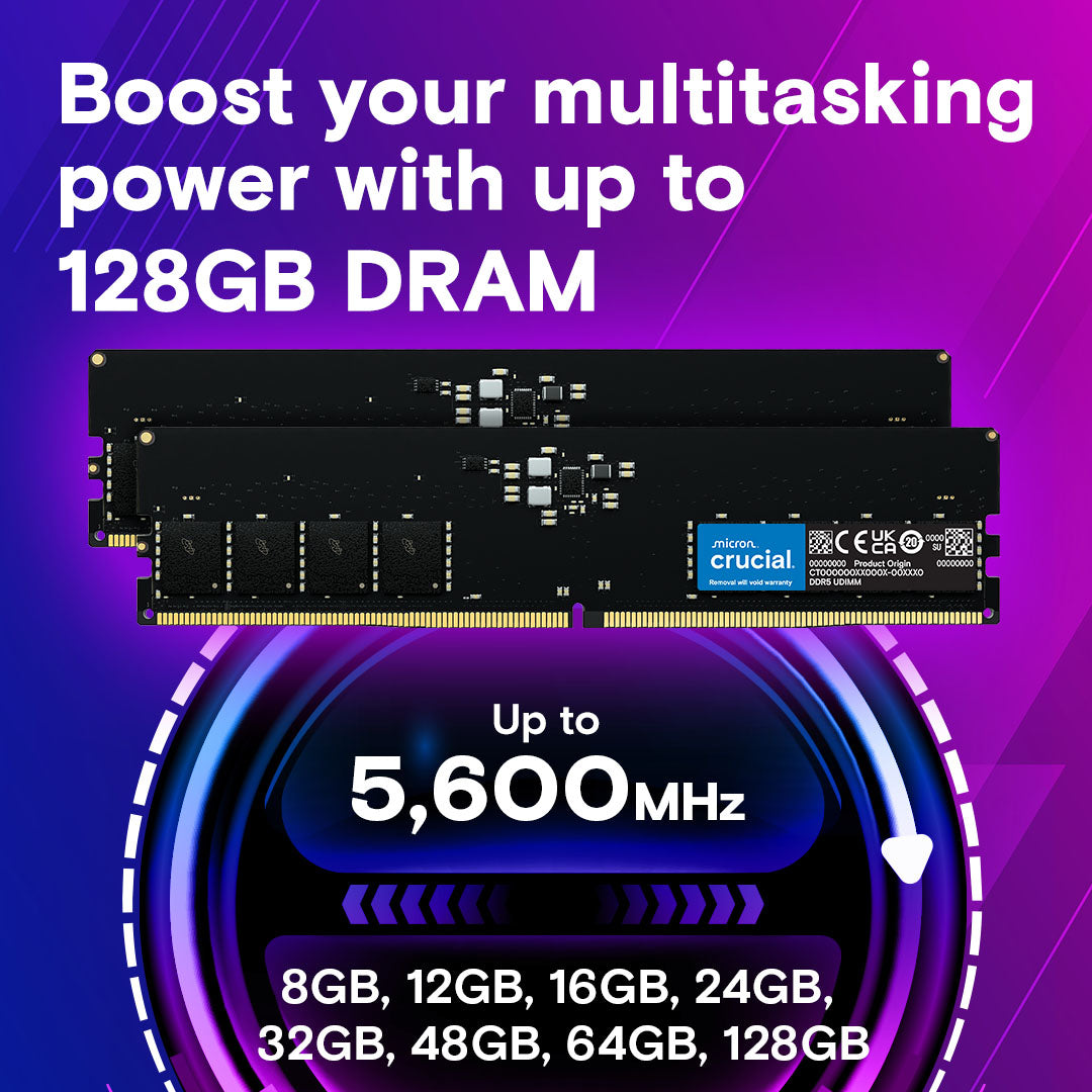 16GB DDR5 CRUCIAL 4800MHZ DT