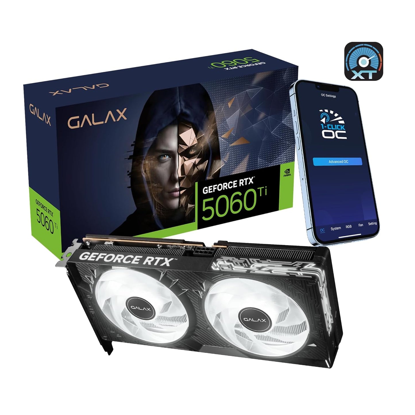 GALAX GeForce RTX 5060 Ti 16GB GDDR7 1-Click OC Graphics Card