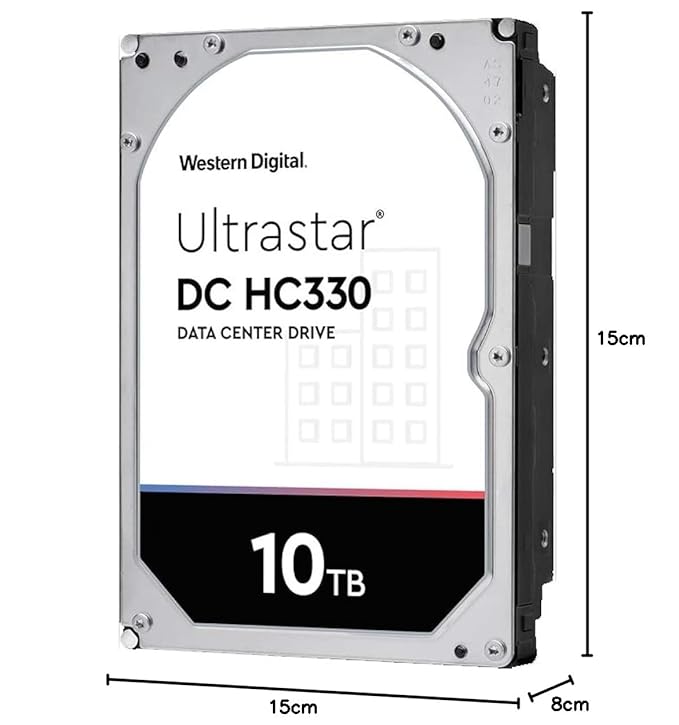 Western Digital Ultrastar DC HC330 10TB 3.5" Enterprise Internal Hard Drive
