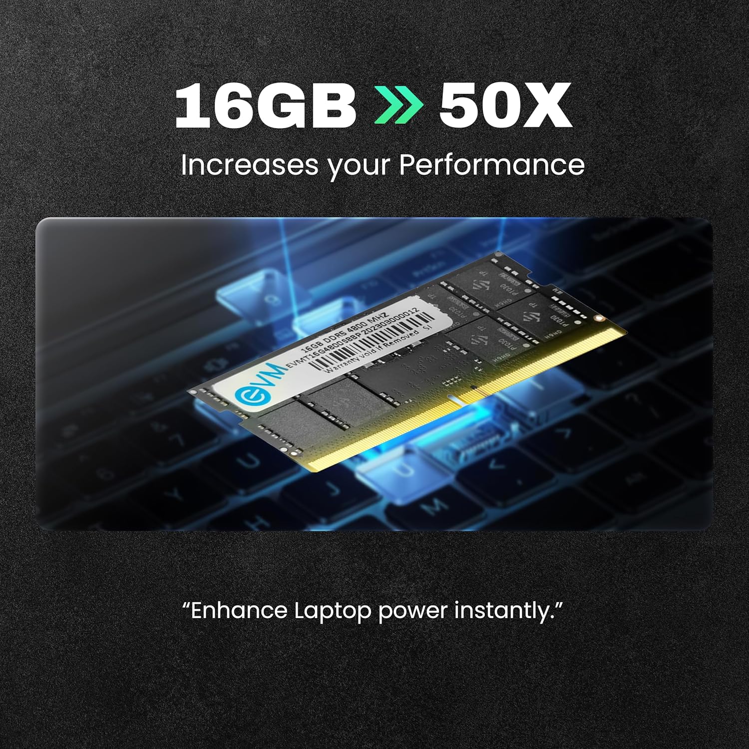 EVM 16GB DDR5 4800MHz Laptop RAM