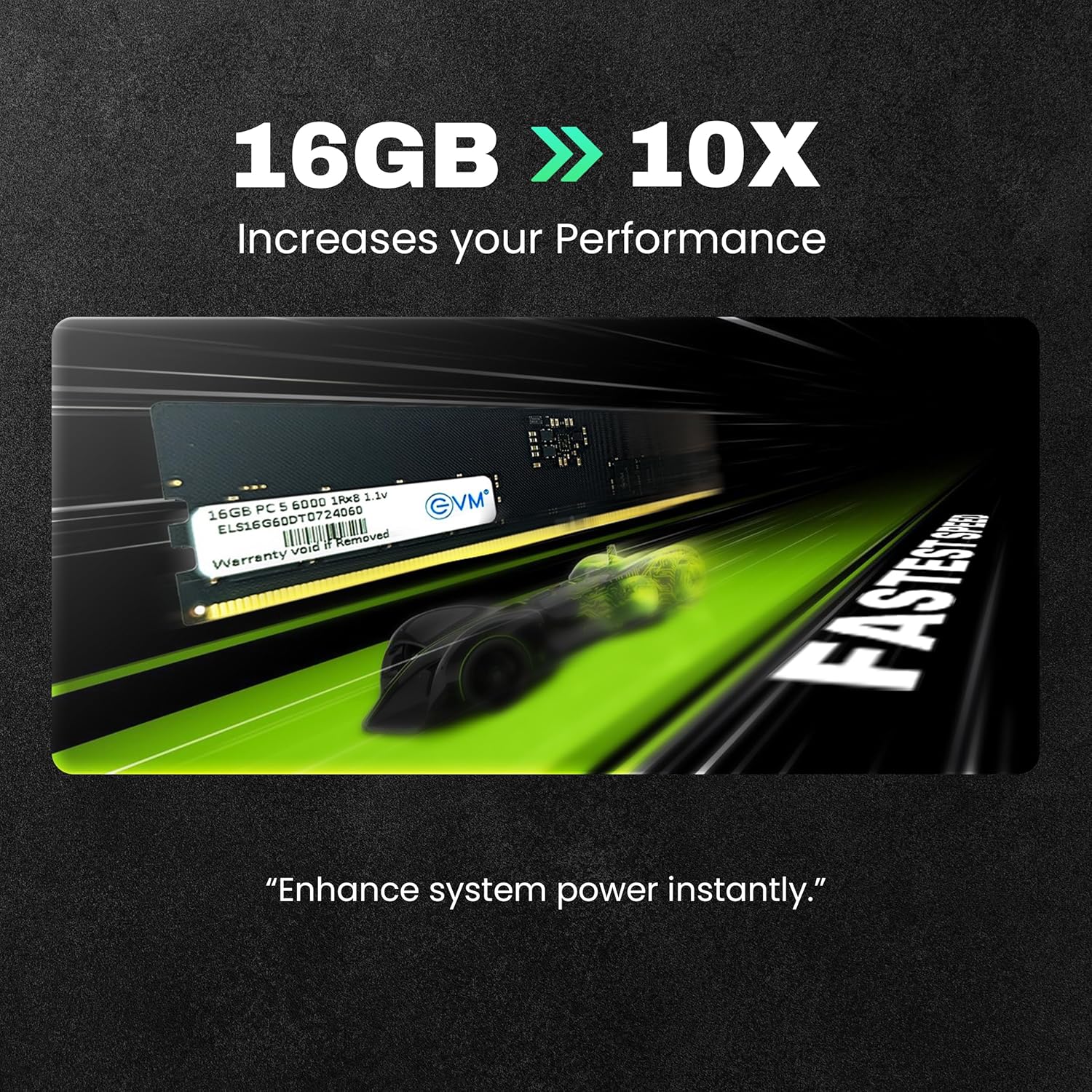 EVM 16GB DDR5 6000MHz Desktop RAM