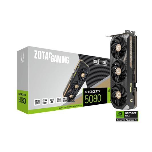 ZOTAC Gaming GeForce RTX 5080 SOLID CORE 16GB Graphics Card