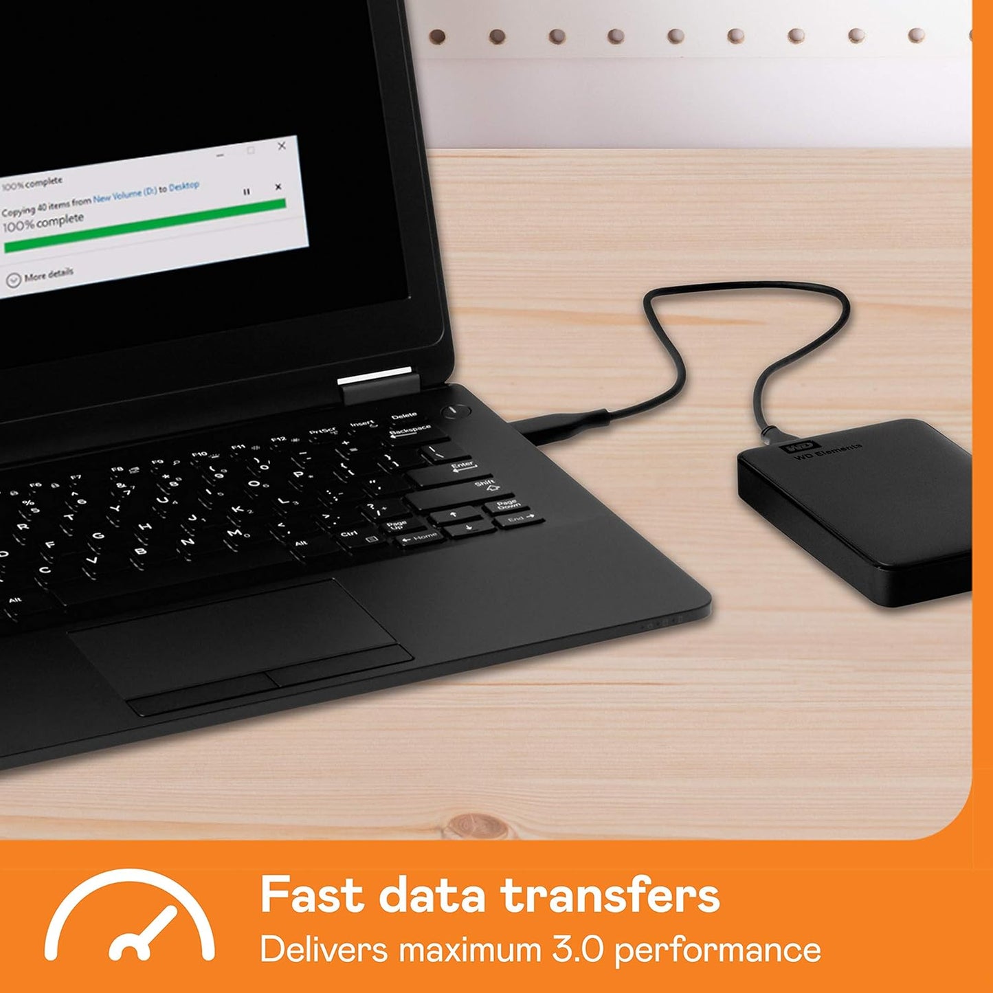Western Digital WD Elements 1TB Portable External Hard Drive