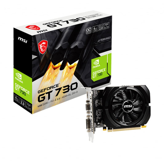 MSI GeForce GT 730 4GB DDR3 Graphics Card (N730K-4GD3/OCV1)