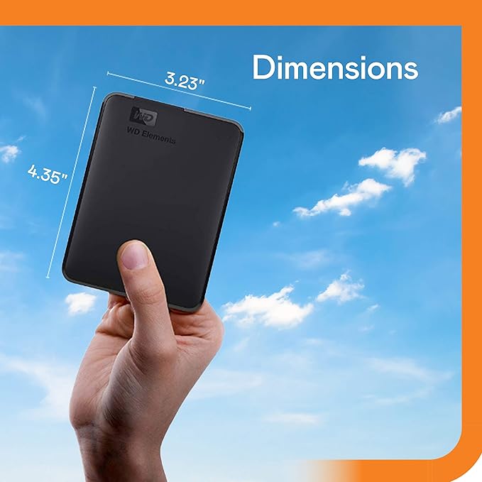 Western Digital WD Elements 4TB Portable External Hard Drive