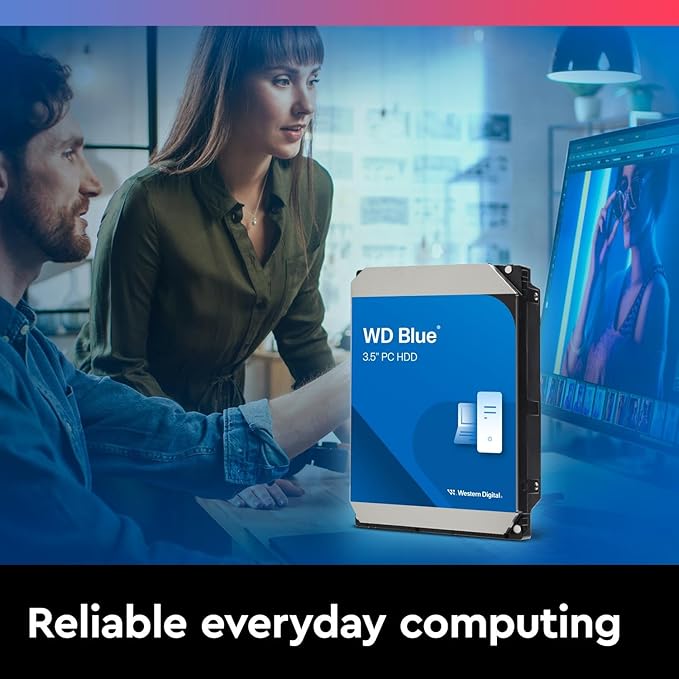 Western Digital Blue 4TB 3.5" SATA III Desktop Internal Hard Drive