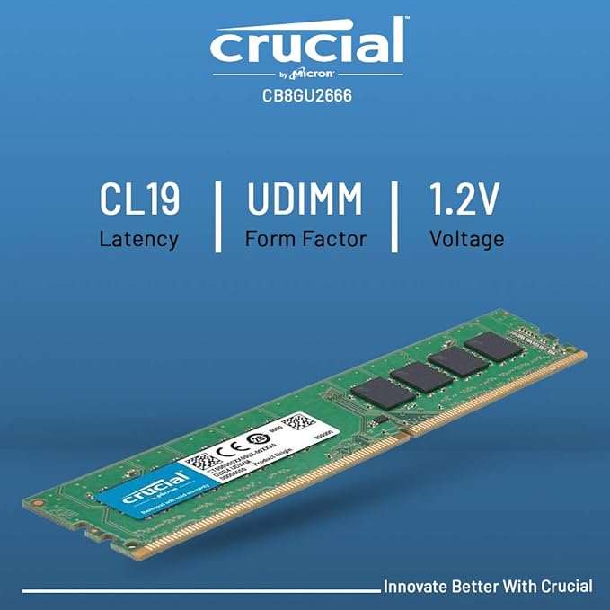 8GB DDR4 CRUCIAL 2666