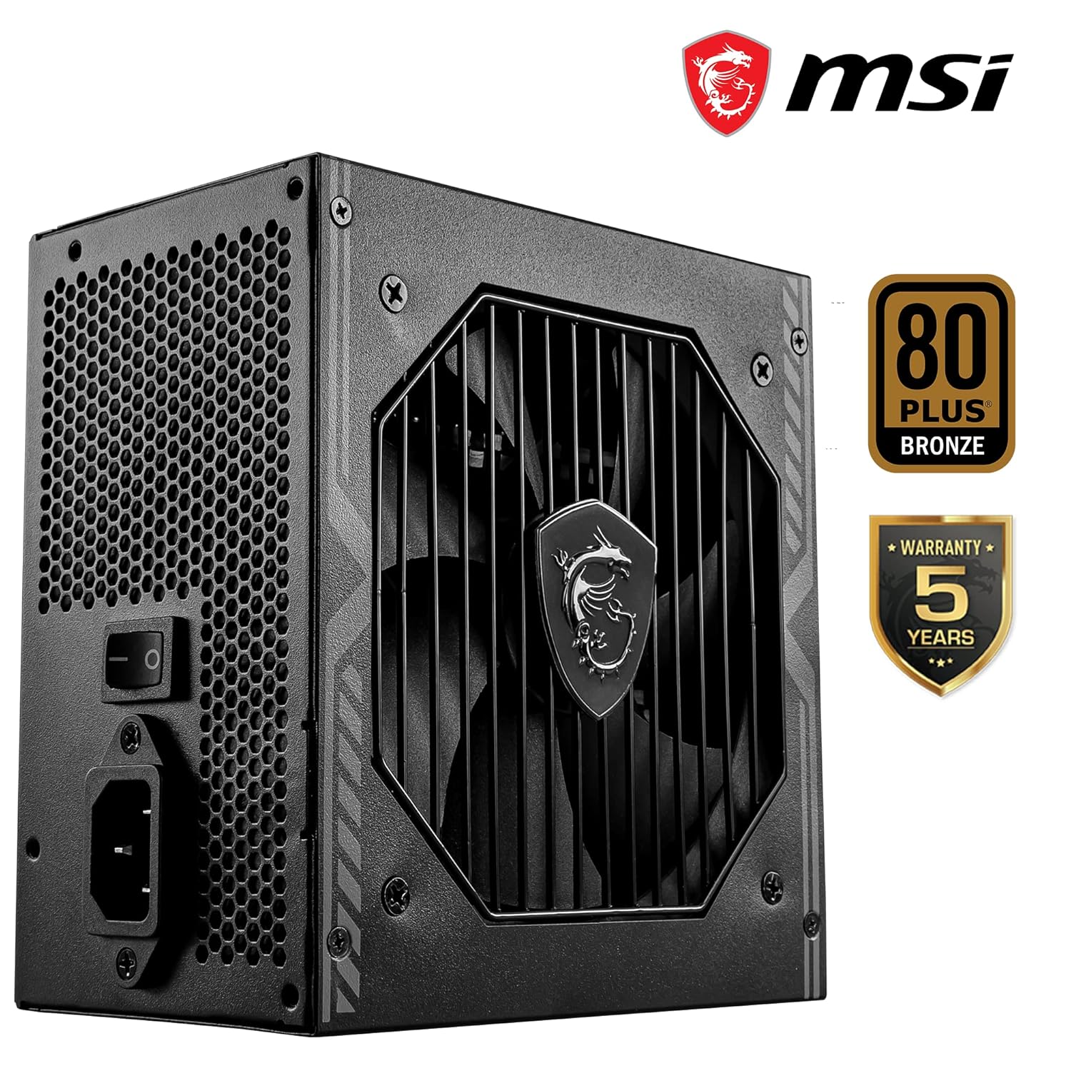 MSI MAG A550BN Gaming Power Supply – 550W 80 Plus Bronze PSU