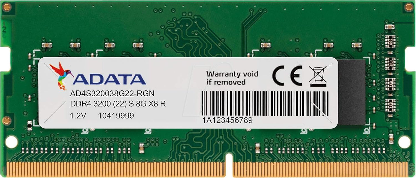 ADATA 8GB DDR4 3200MHz Laptop RAM