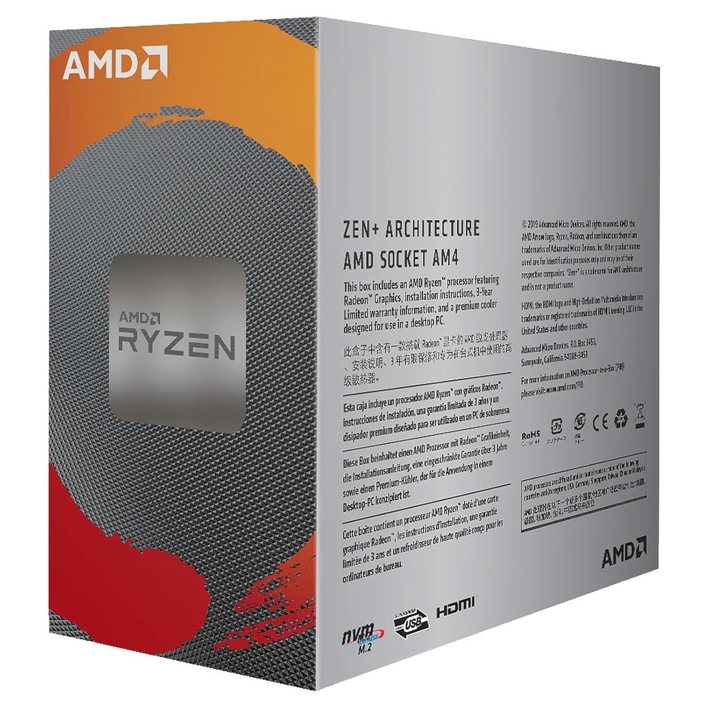 AMD Ryzen 3 3200G Desktop Processor