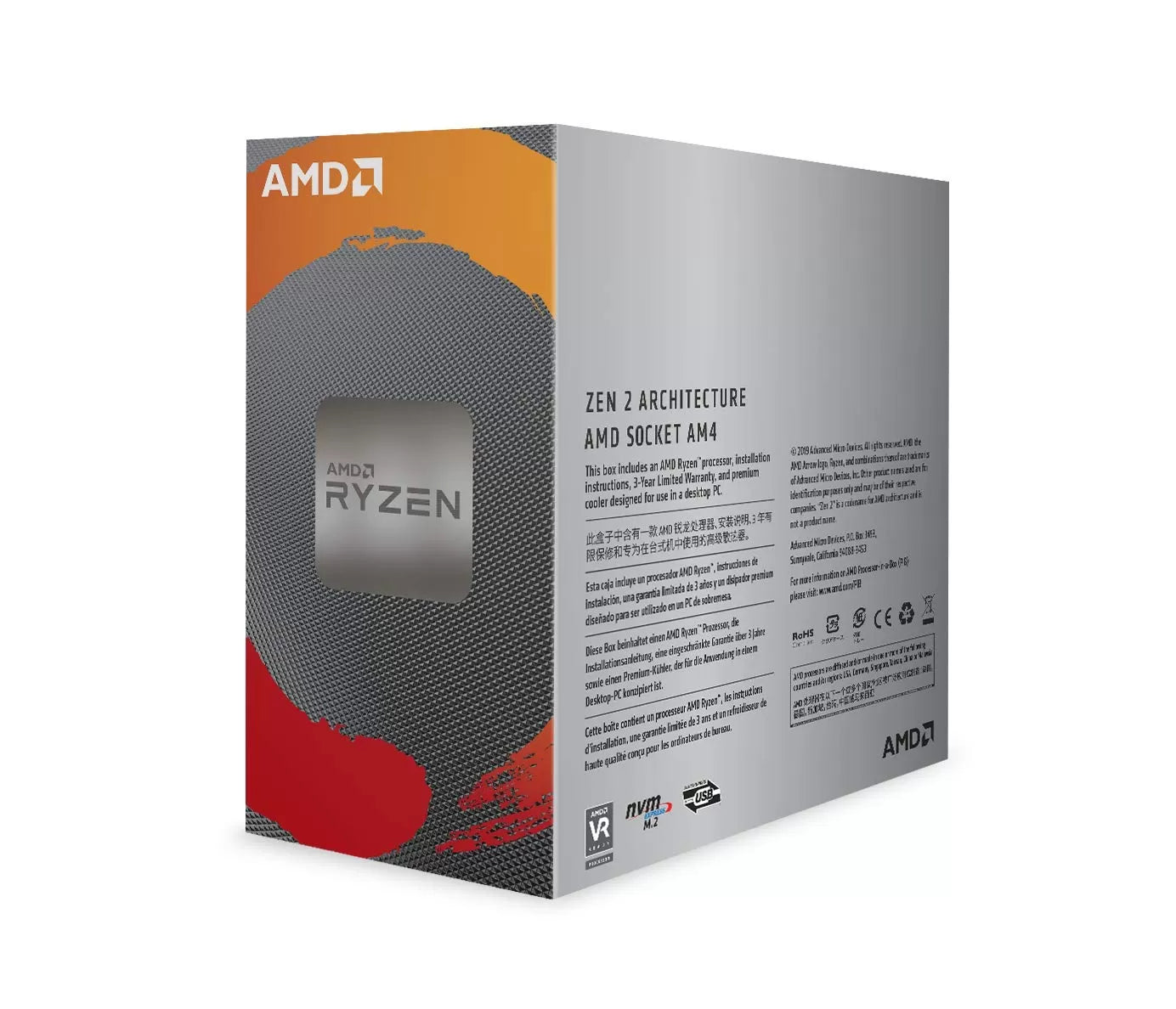 AMD Ryzen 5 3600 PRO Desktop Processor
