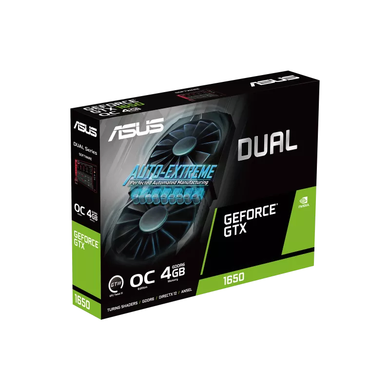 ASUS Dual GeForce GTX 1650 V2 OC Edition 4GB Graphics Card