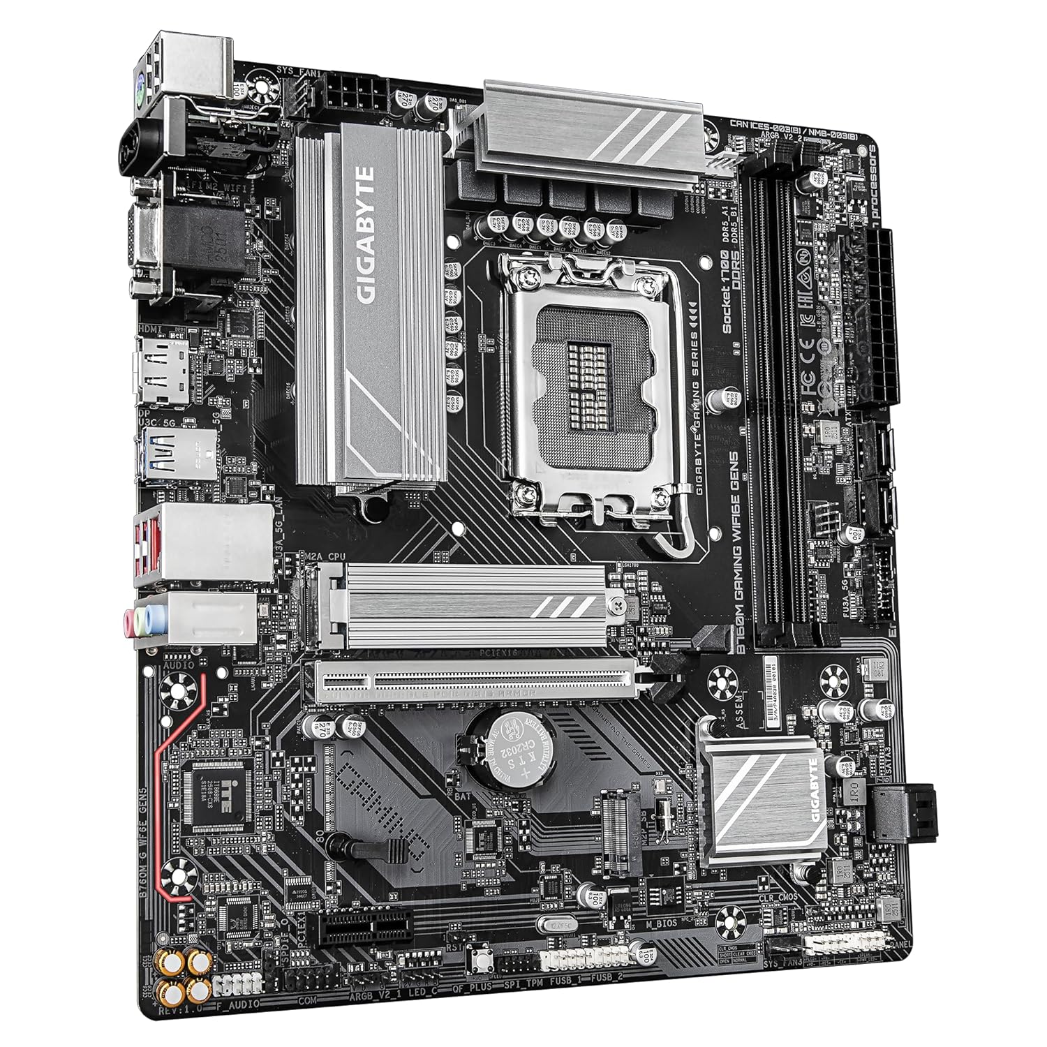 GIGABYTE B760M Gaming WiFi 6E Gen5 DDR5 Motherboard