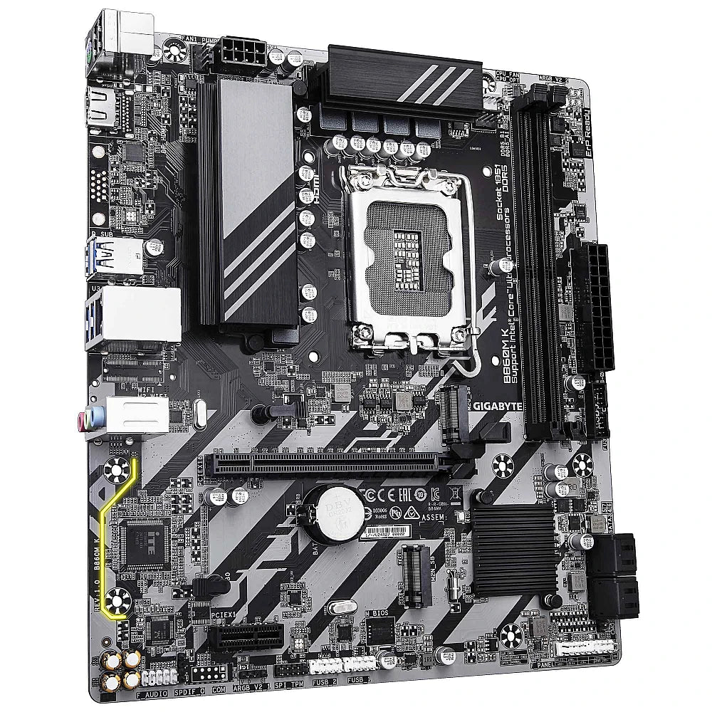 GIGABYTE B860M K Ultra Durable DDR5 Motherboard (Intel LGA 1851, Micro-ATX)