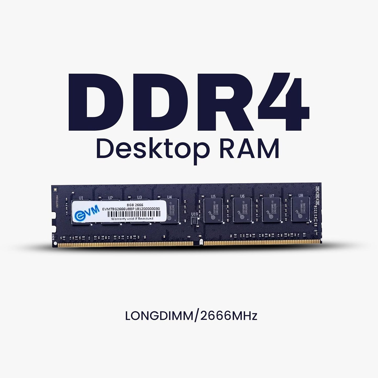 EVM 8GB DDR4 2666MHz Desktop RAM
