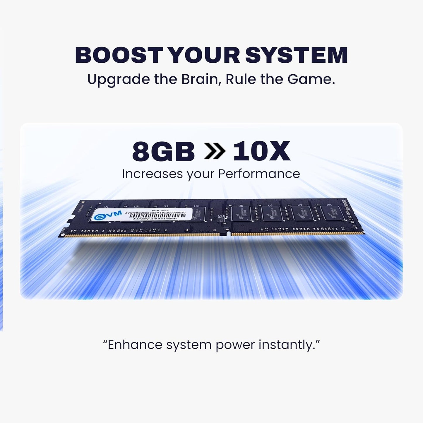 EVM 8GB DDR4 2666MHz Desktop RAM