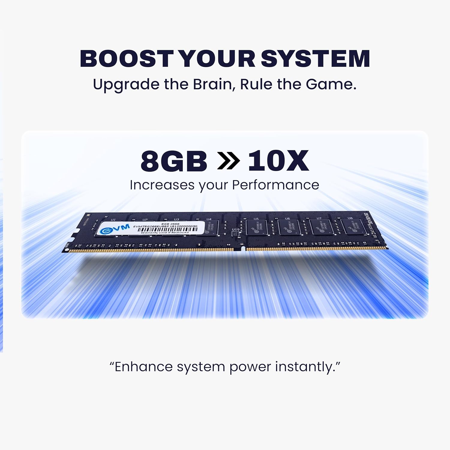 EVM 8GB DDR4 2666MHz Desktop RAM