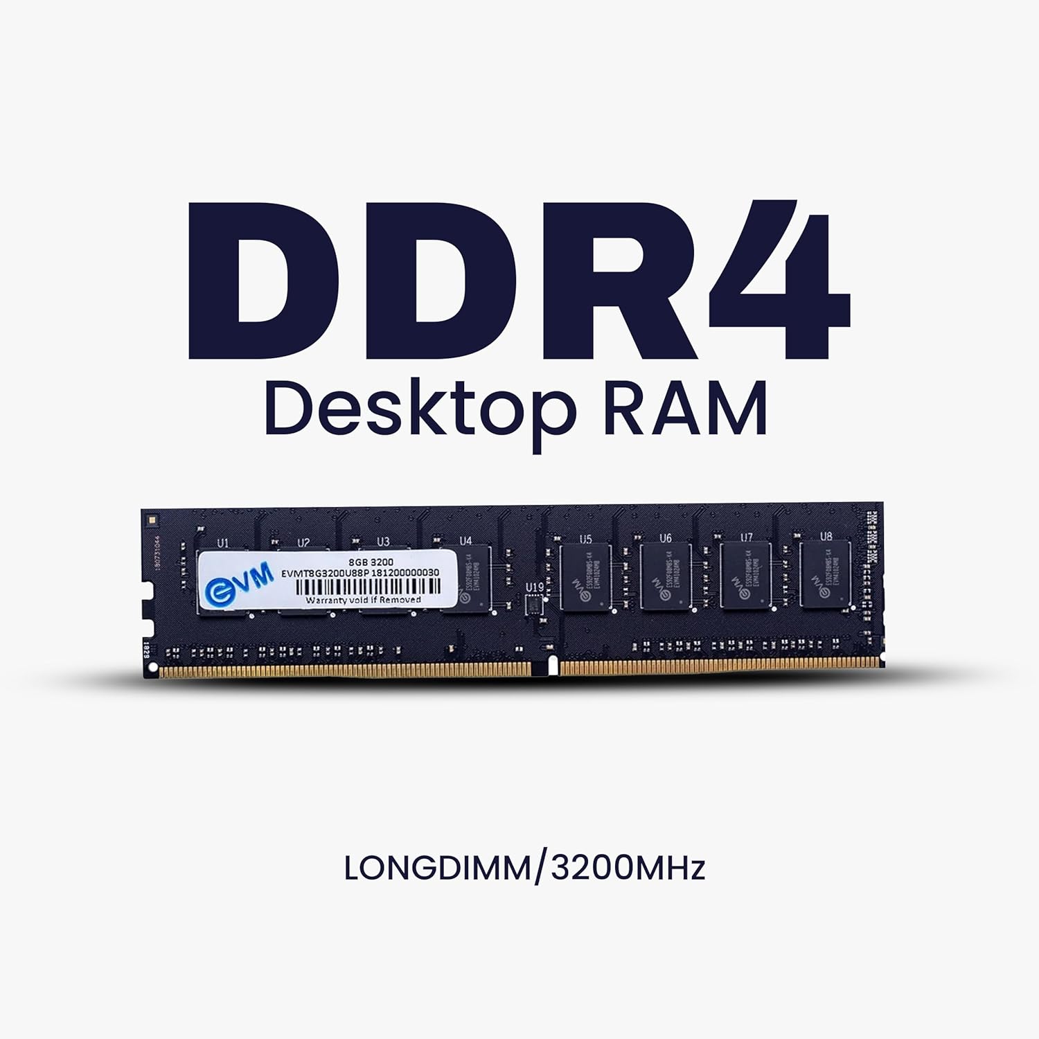 EVM 8GB DDR4 3200MHz Desktop RAM