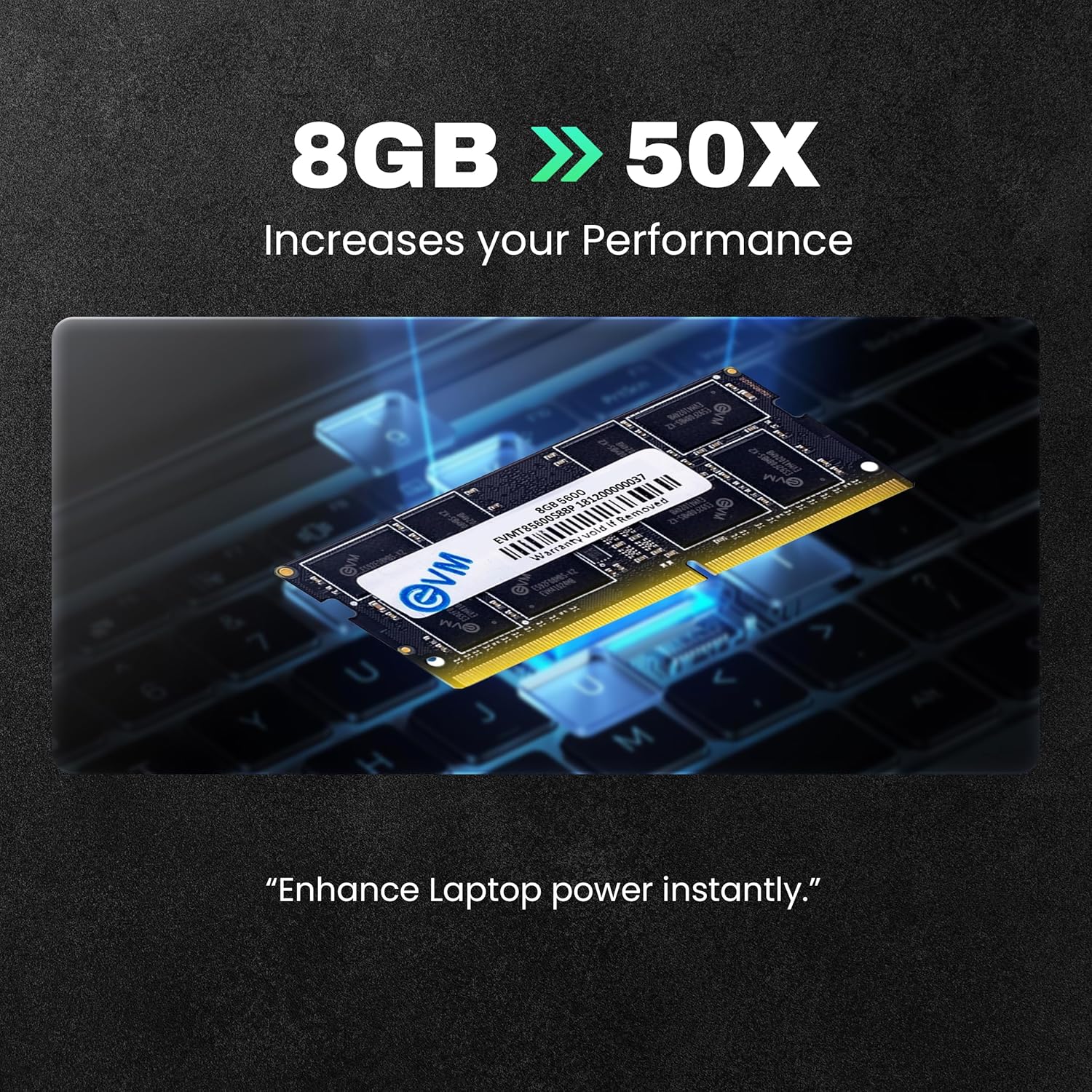 EVM 8GB DDR5 5600MHz Laptop RAM