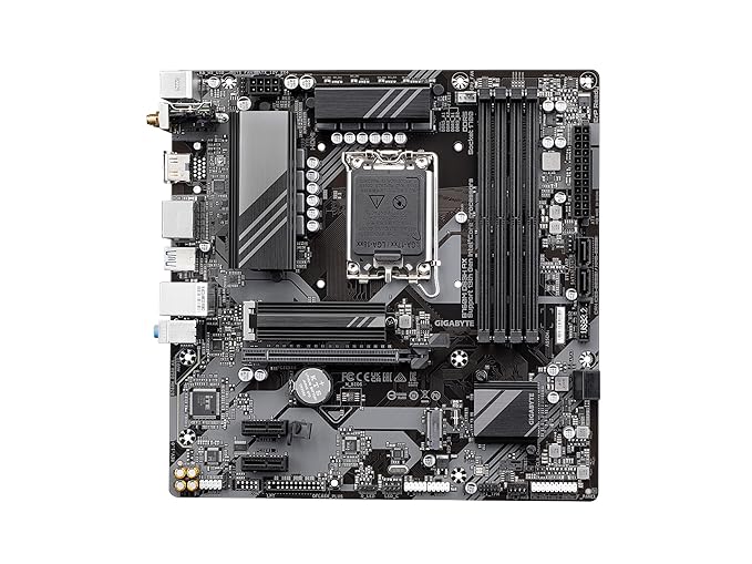 GIGABYTE B760M DS3H AX DDR5 Motherboard (LGA 1700, Wi-Fi 6E, PCIe 4.0)