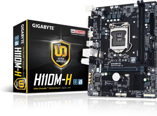 GIGABYTE H110MH DDR4 Motherboard (Intel 6th & 7th Gen Support)
