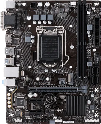 GIGABYTE H110M-M.2 DDR4 Motherboard (Intel 6th & 7th Gen Support)