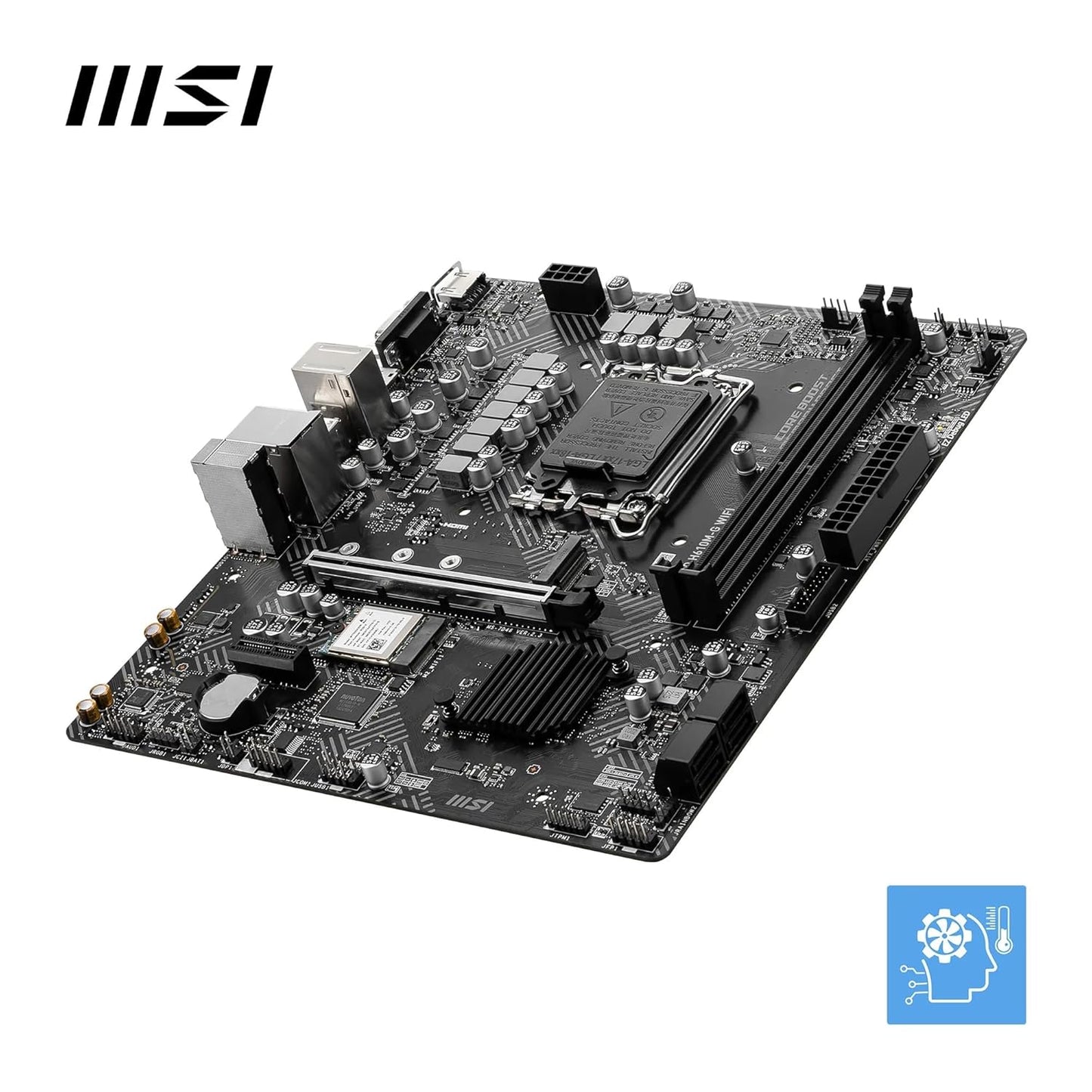 MSI PRO H610M-G WiFi Motherboard – Micro-ATX | LGA 1700 | DDR5 | Wi-Fi 6E