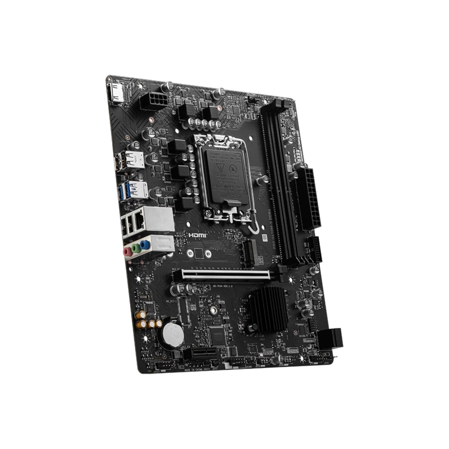 MSI PRO H610M-S DDR4 Motherboard – Micro-ATX | LGA 1700 | DDR4 | PCIe 4.0
