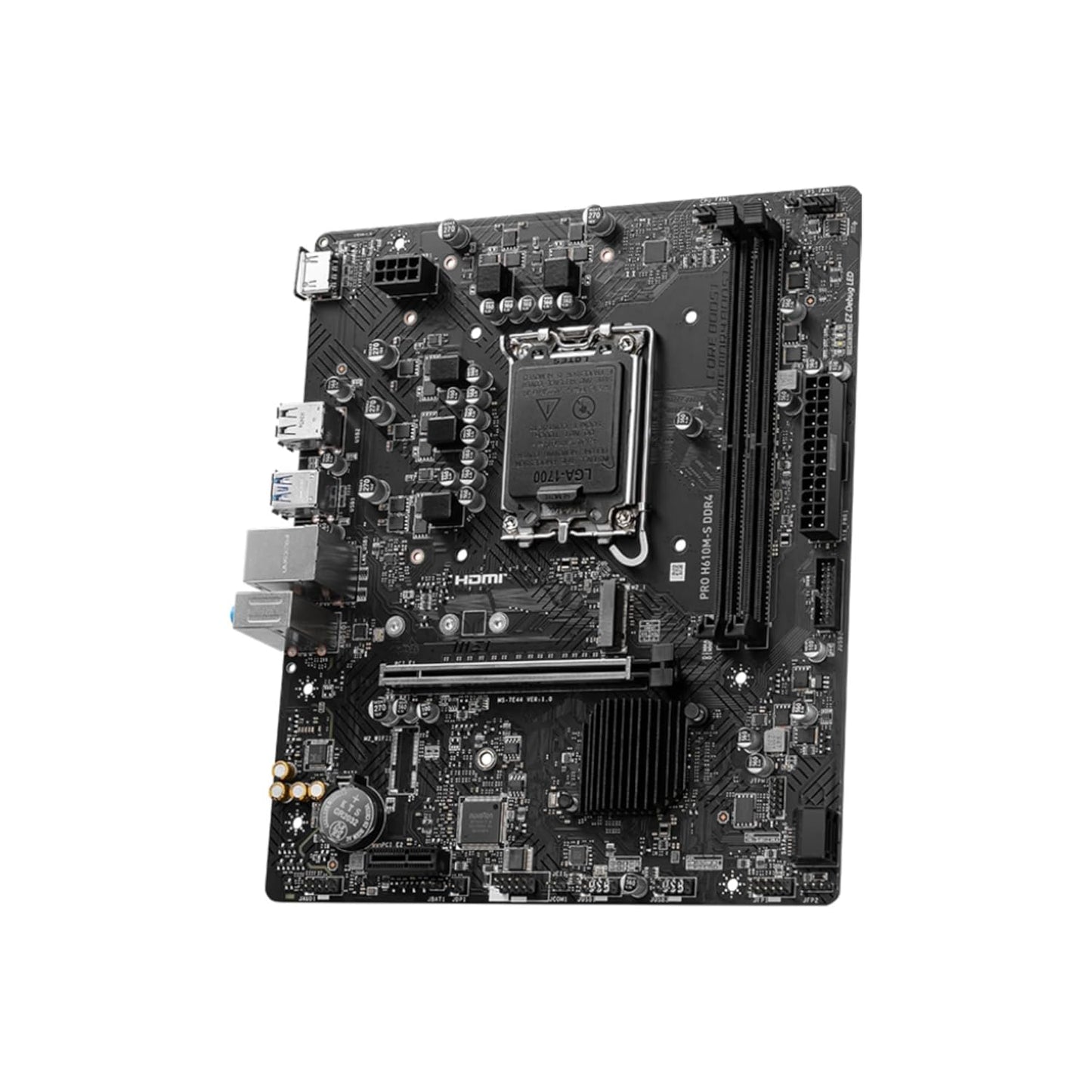 MSI PRO H610M-S DDR4 Motherboard – Micro-ATX | LGA 1700 | DDR4 | PCIe 4.0