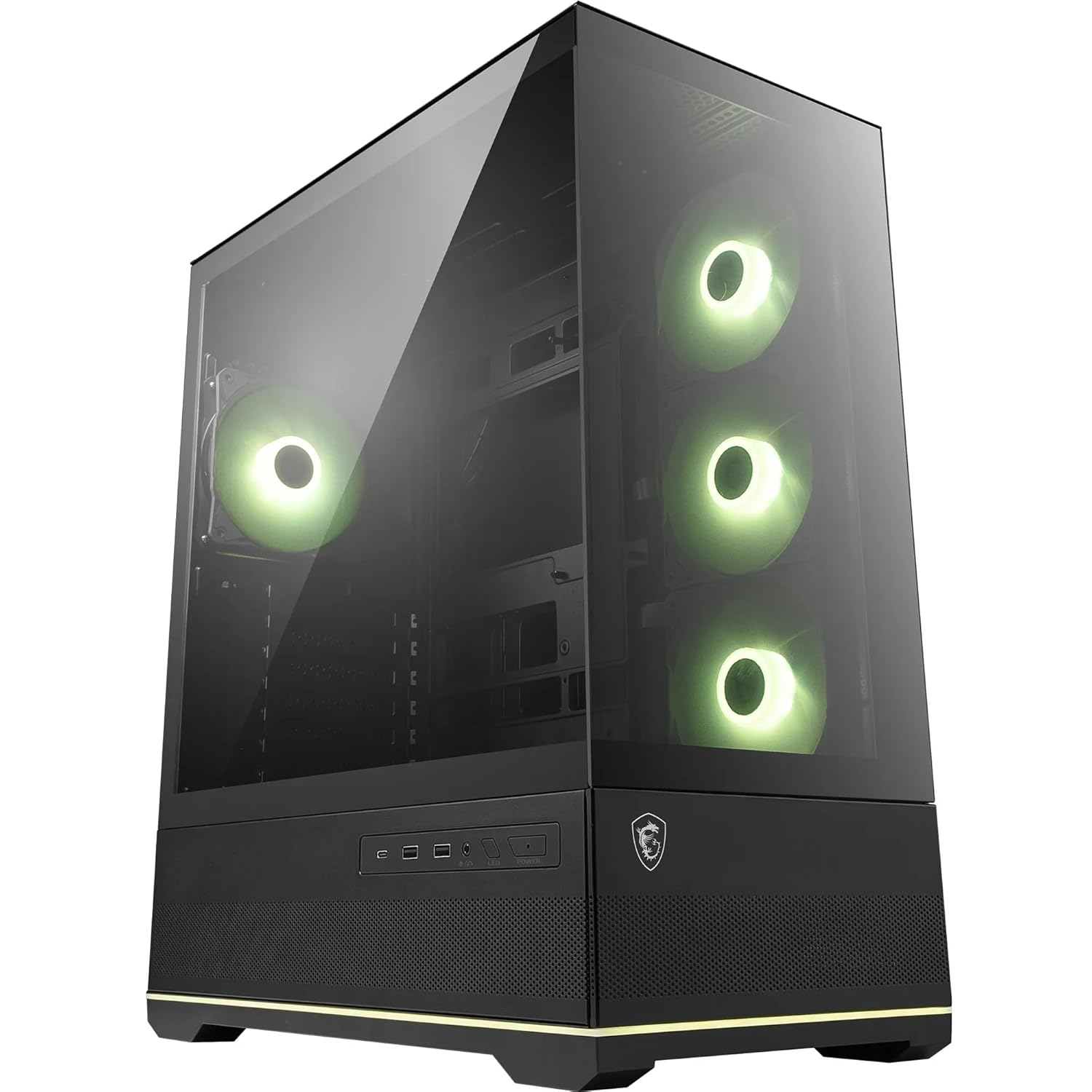 MSI MAG PANO 110R PZ Mid-Tower Gaming Cabinet | ARGB Fans | Back