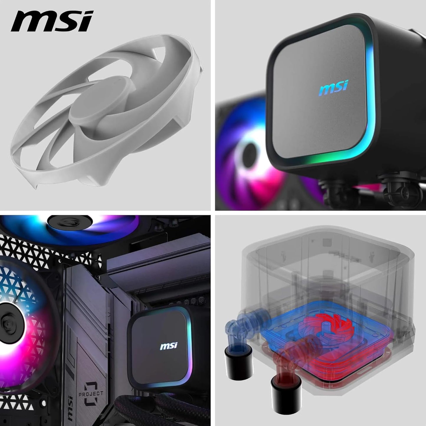 MSI MAG CORELIQUID A13 240 ARGB AIO CPU Liquid Cooler