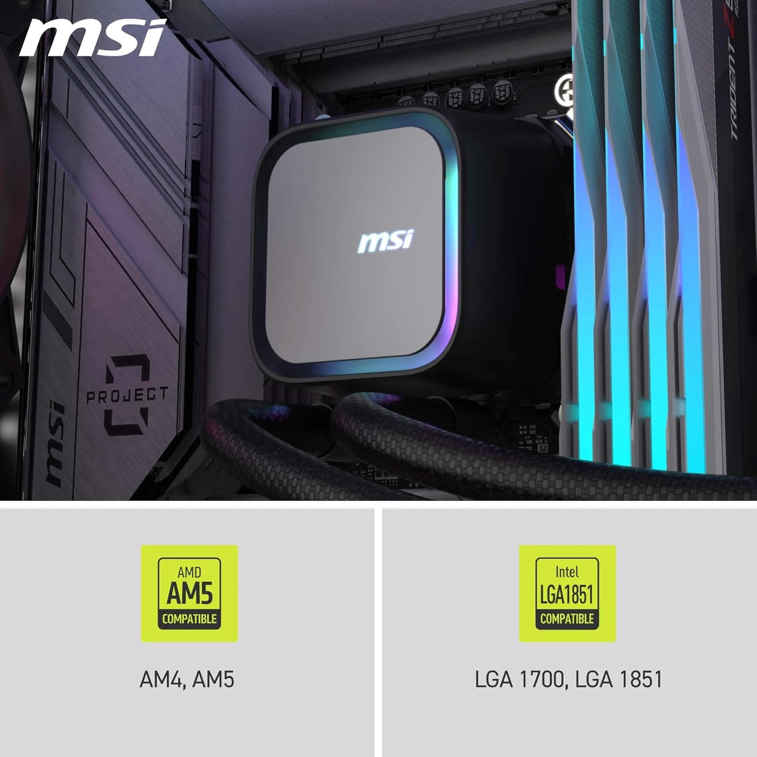 MSI MAG CORELIQUID A13 240 ARGB AIO CPU Liquid Cooler