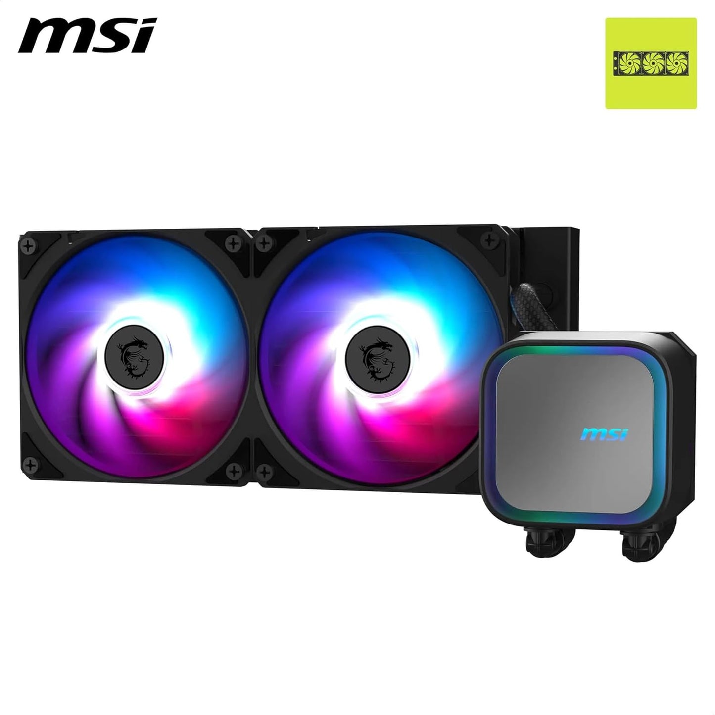 MSI MAG CORELIQUID A13 240 ARGB AIO CPU Liquid Cooler