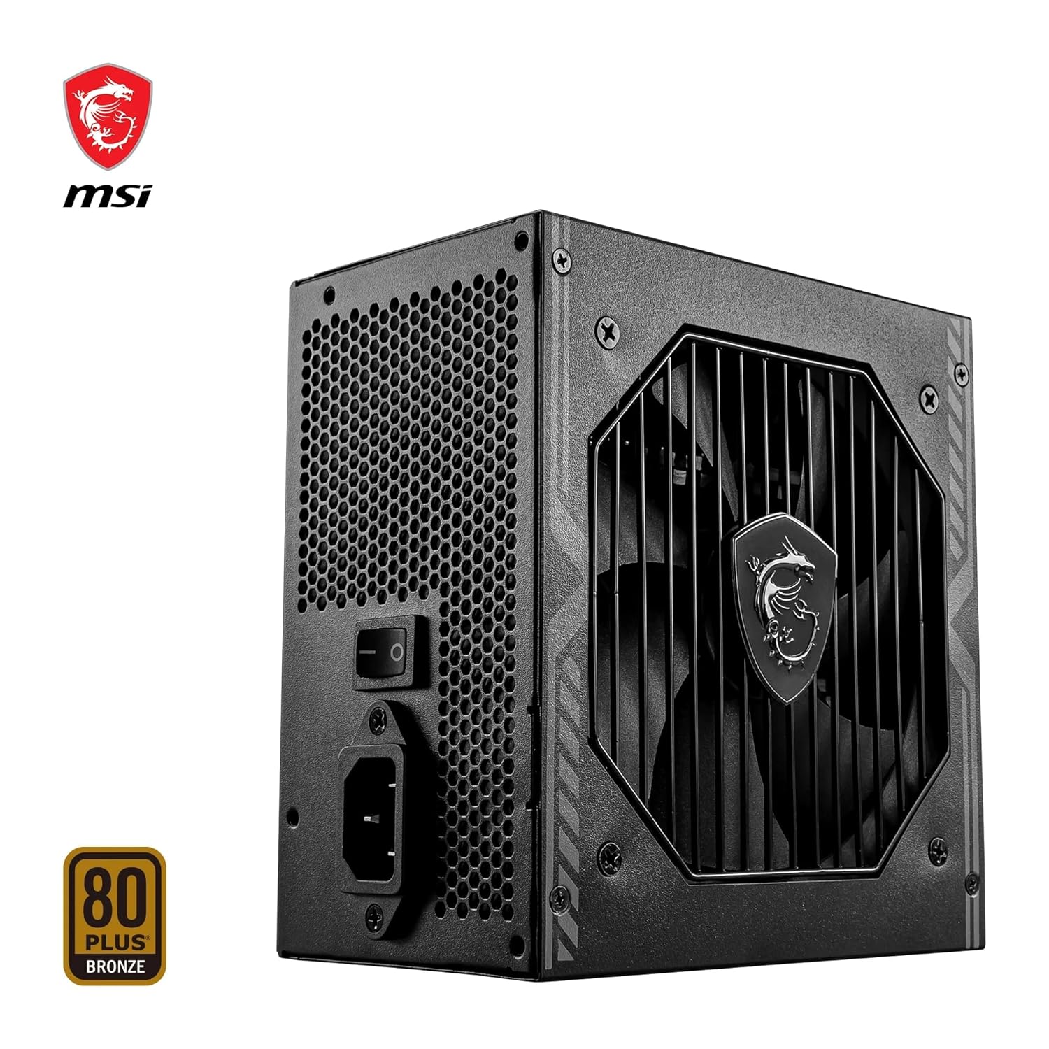 MSI MAG A750BN PCIe 5.0 Power Supply – 750W 80 Plus Bronze ATX PSU