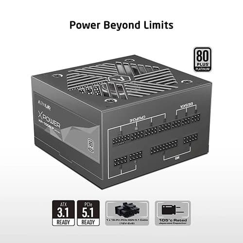 ProLab Design XPower XP-1000P ATX 3.1 Platinum Fully Modular Power Supply