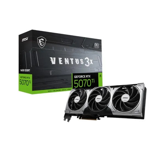 MSI GeForce RTX 5070 Ti VENTUS 3X OC 16GB GDDR7 Graphics Card