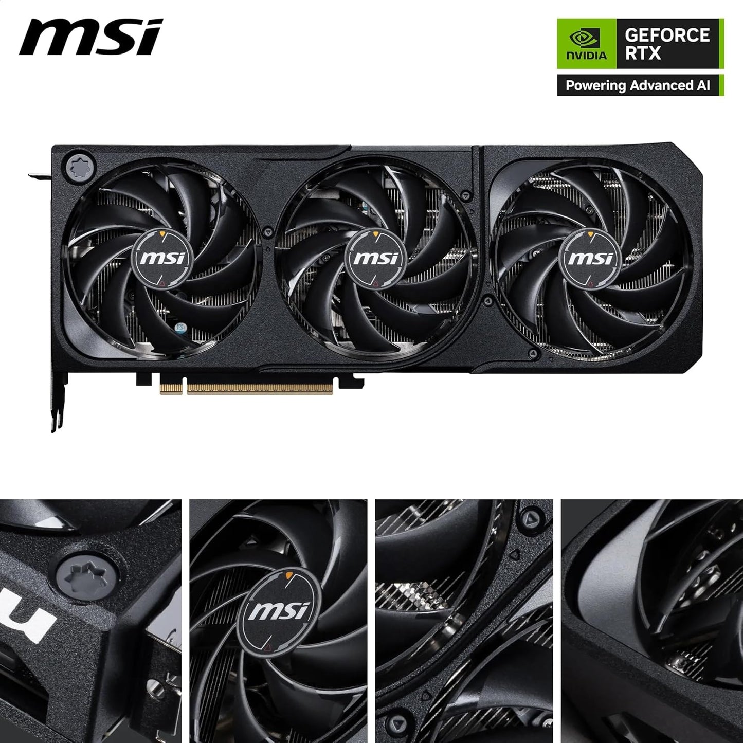 MSI GeForce RTX 5070 Ti SHADOW 3X OC 16GB GDDR7 Graphics Card