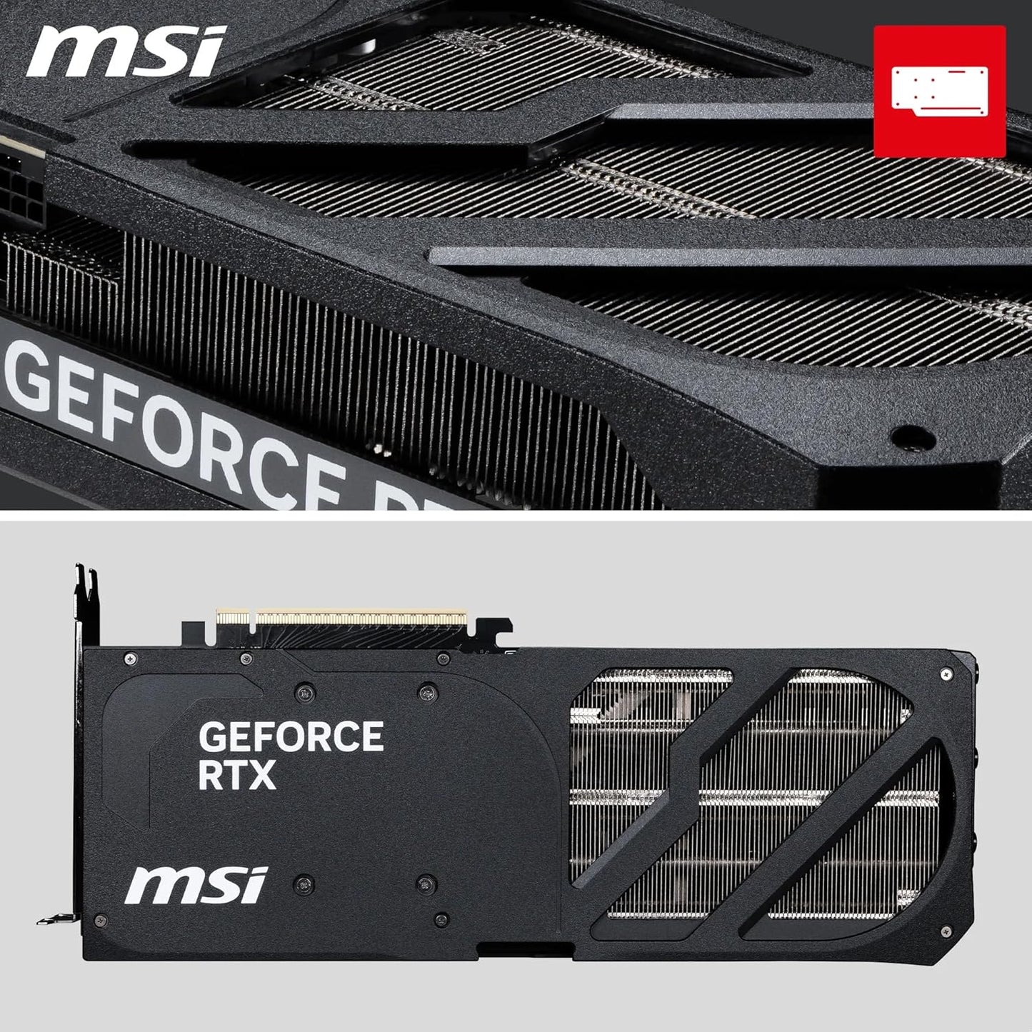 MSI GeForce RTX 5070 Ti SHADOW 3X OC 16GB GDDR7 Graphics Card