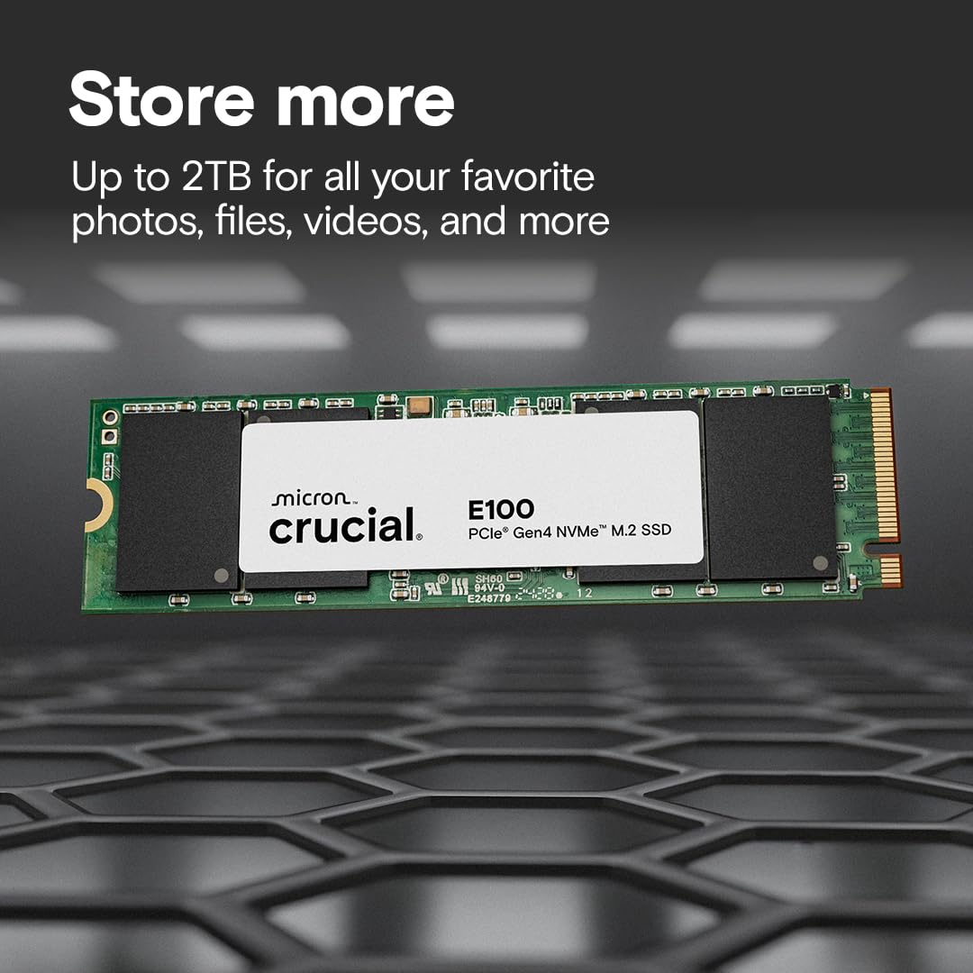 SSD 1TB CRUCIAL E100 NVME