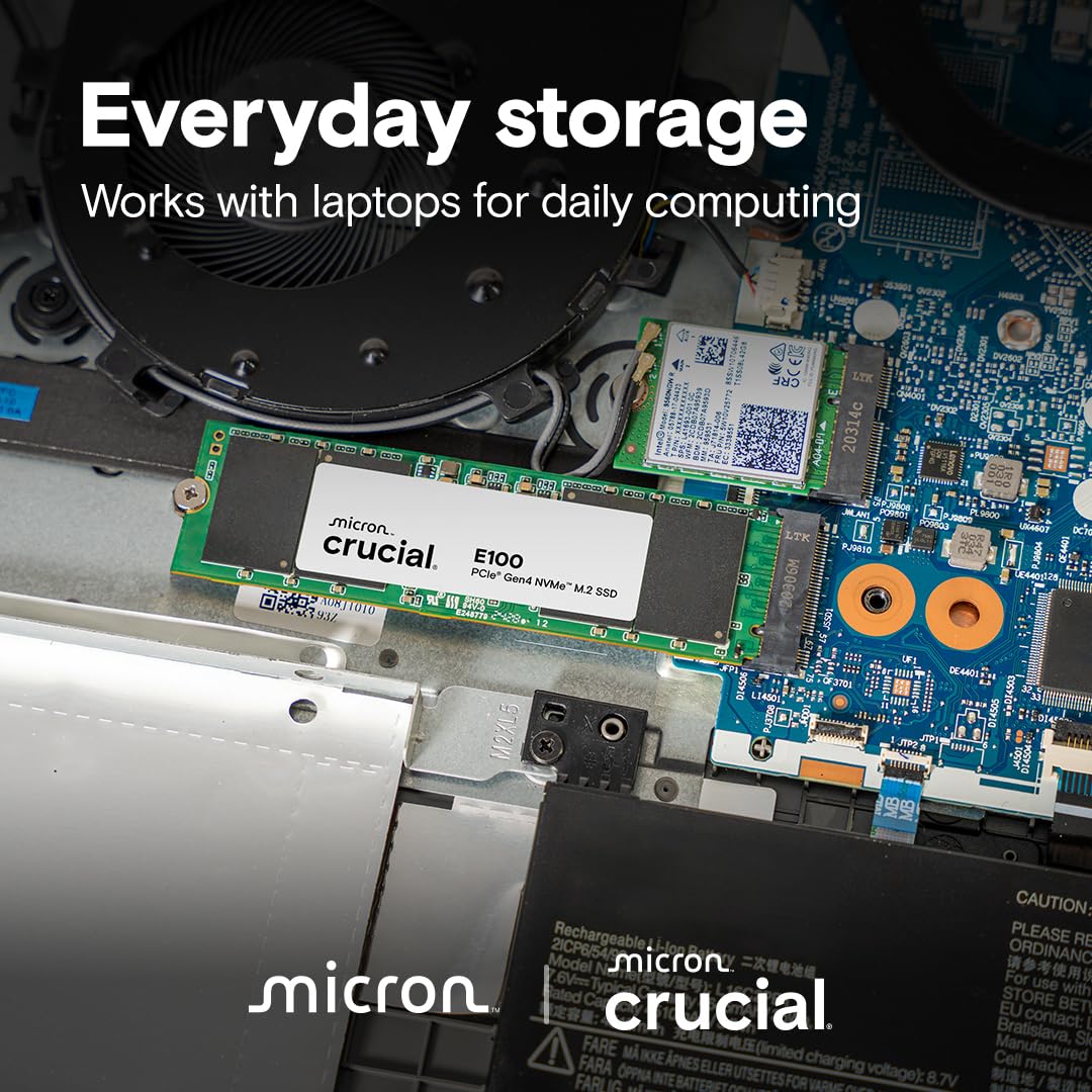 SSD 1TB CRUCIAL E100 NVME