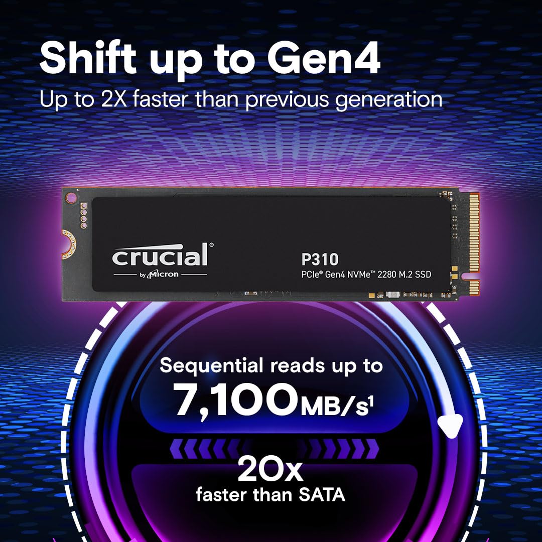 SSD 1TB CRUCIAL P310 PCIE GEN4 NVME M.2