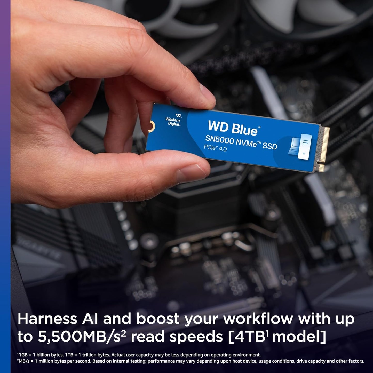 SSD 1TB WD SN5000 NVME BLUE