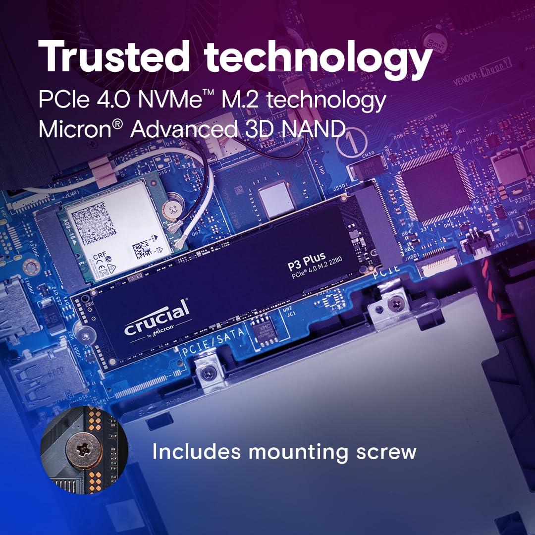 SSD 2TB CRUCIAL P3 PLUS