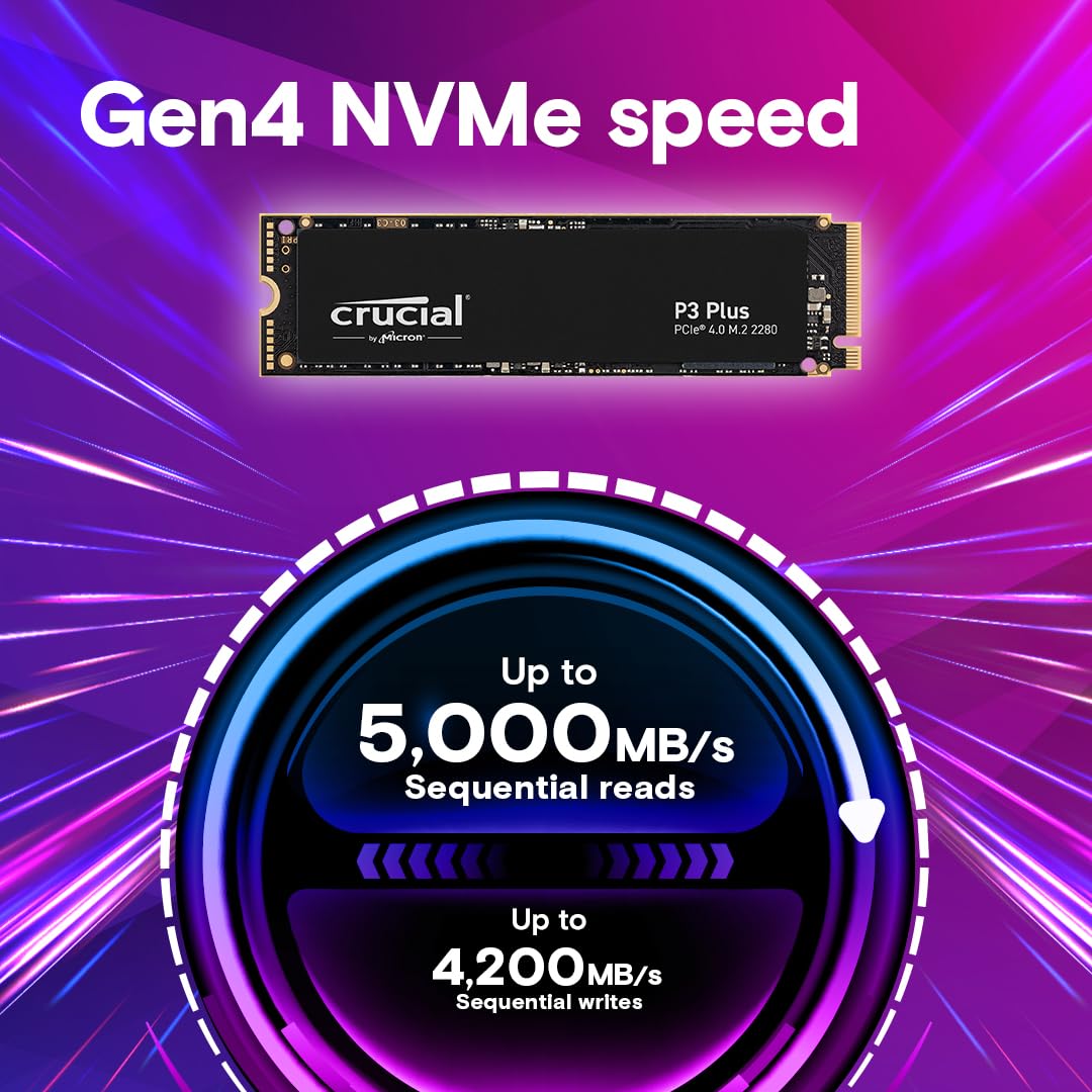 SSD 2TB CRUCIAL P3 PLUS