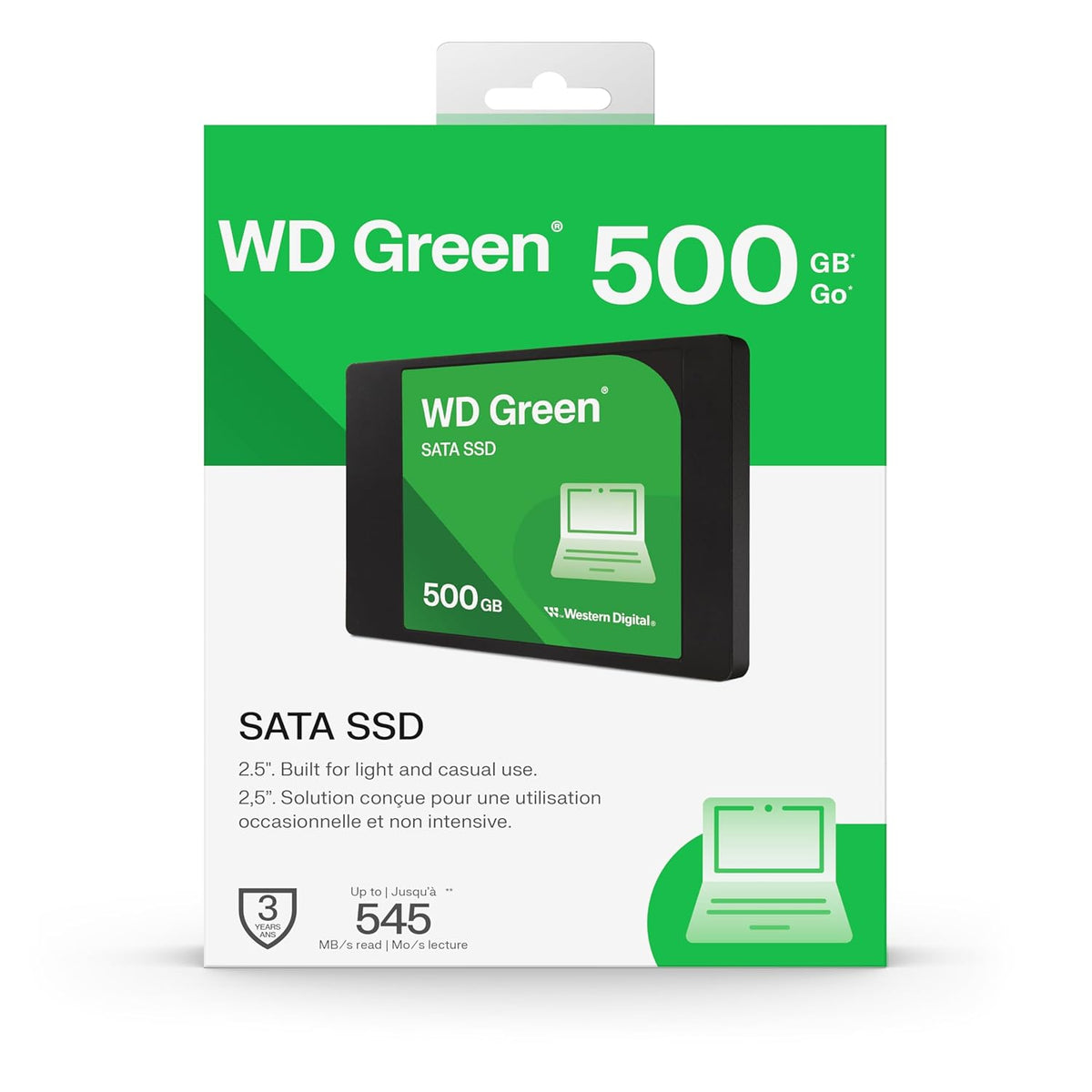 SSD 500GB SATA WD GREEN