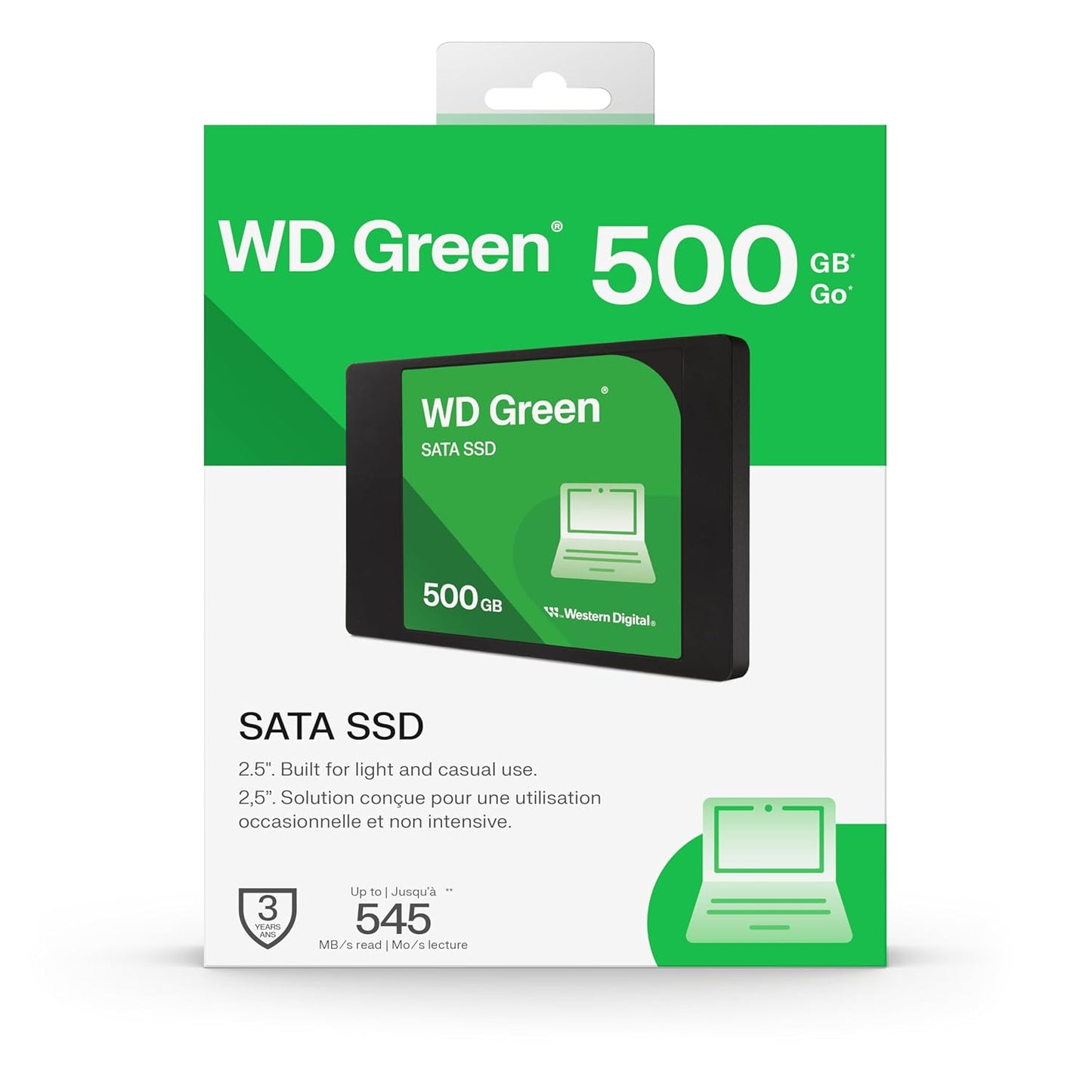 SSD 500GB SATA WD GREEN